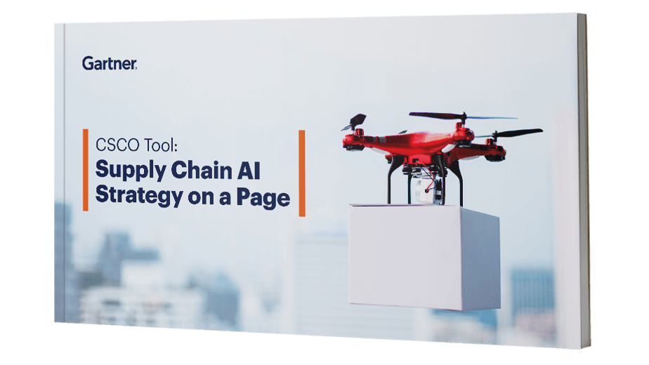  Supply Chain AI Strategy on a Page Template