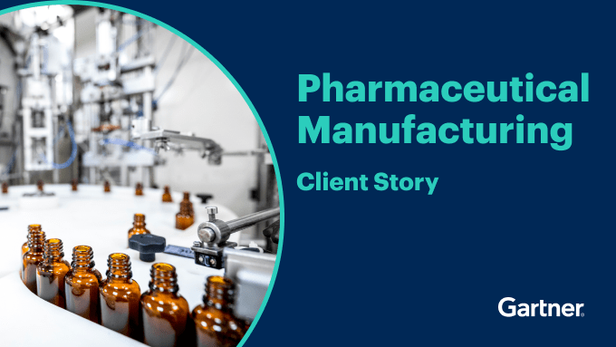 Supply Chain Org Redesign​ at a Pharmaceutical Manufacturer