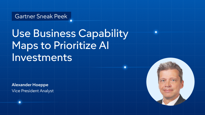 Use Business Capability Maps to Prioritize AI Investments